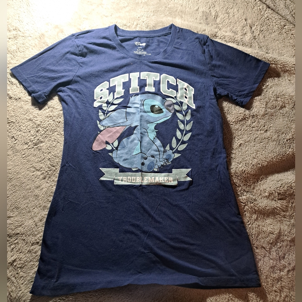 🌼 S Disney Stitch Trouble Maker Tee CS